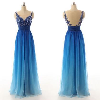 Charming O-neck Prom Dresses,noble Prom..