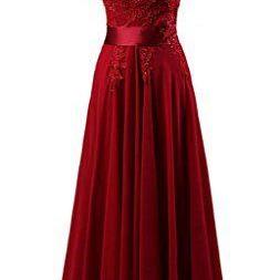 2016 Custom Charming Red Chiffon Prom..
