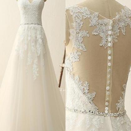 Wedding Dress,sexy Fashion Sleeveless Lace Top..
