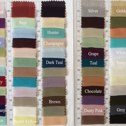 Color chart,choose the color you wa..
