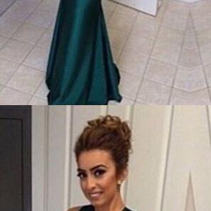 Hunter Green Prom Dress,Mermaid Prom Dress,Custom Made Evening Dress, Long Prom Dresses