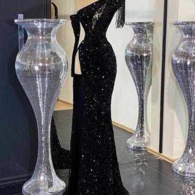 Beautiful sequin Long Prom Dress, Party Dress,PL3457