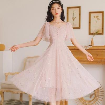 Fairy Dress-Princess Core Dress-Women Party Dress-Wedding Guest Dress-Graduation Dress-Spring Dresses-Fairy Prom Dress,PL4581