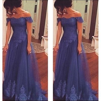 2017 Custom Charming Purple Prom Dress,Sexy Off The Shoulder Evening Gown,Sleeveless Party Dress ,Lace Appliques Prom Dress 