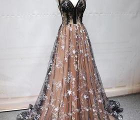 Vintage Ball Gown Prom Dress Beautiful African Long Prom Dress,DS4503 main image 0