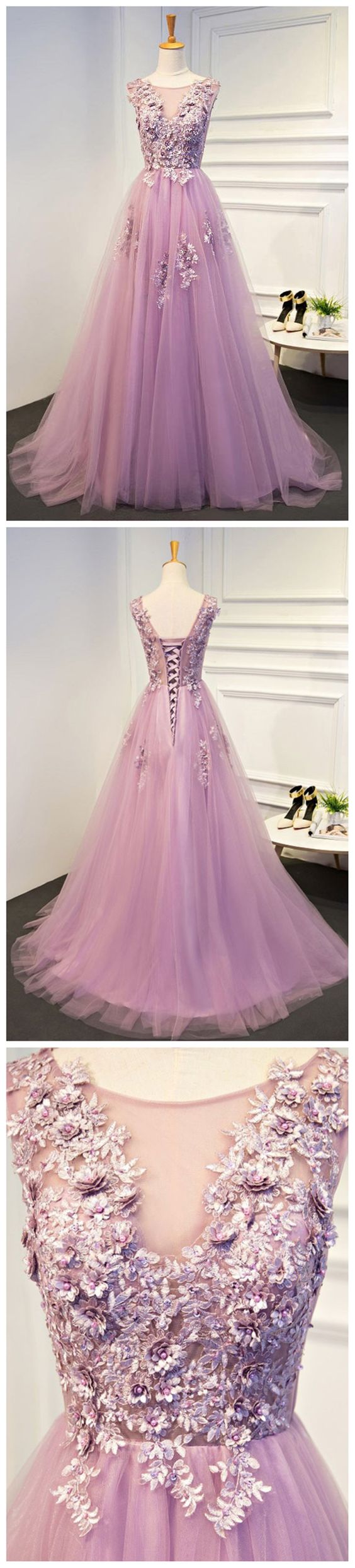 Lilac Prom Dress,sweetheart Prom Dress,a-line Dress , Prom Dress,party Prom Dresses ,evening Dresses,long Organza Prom Dress