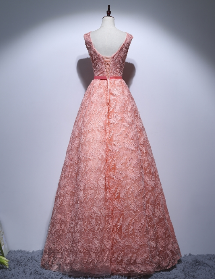 Long Formal Lace Evening Dress