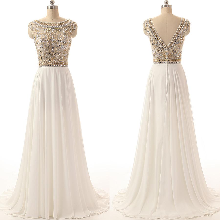 Long Prom Dress,charming Prom Dress,white Prom Dress,2017 Prom Dress,formal Party Dress