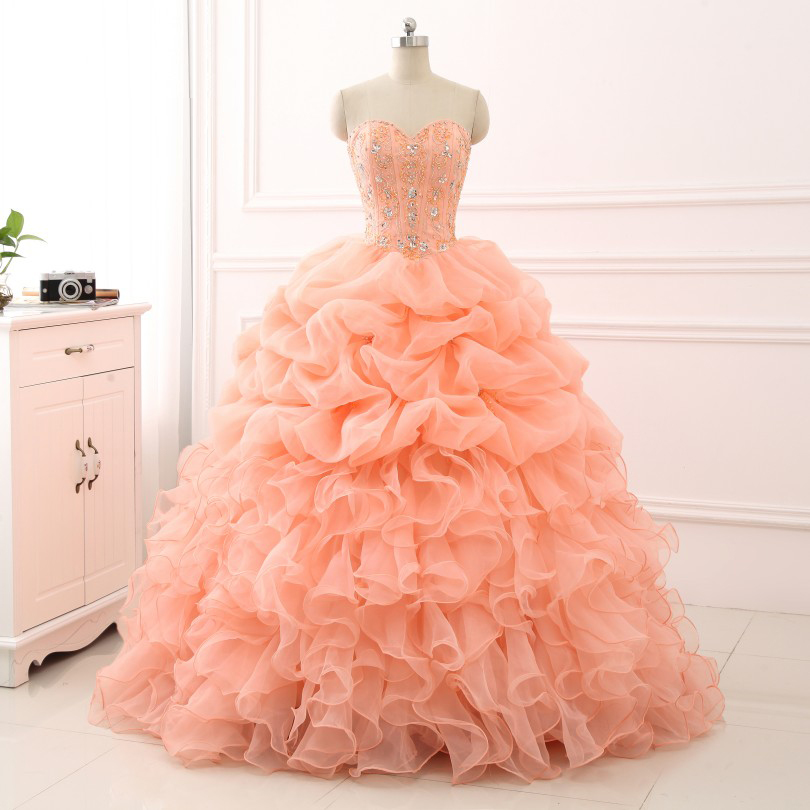New 2018 Ball Gown Quinceanera Dress 