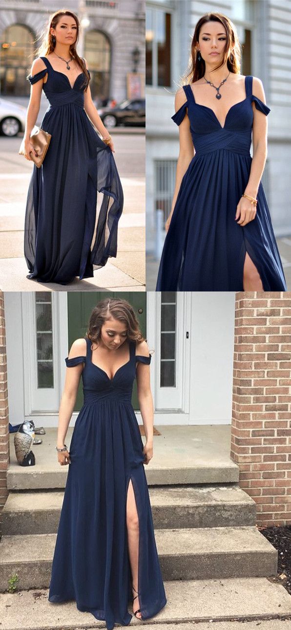 dark blue tight prom dress