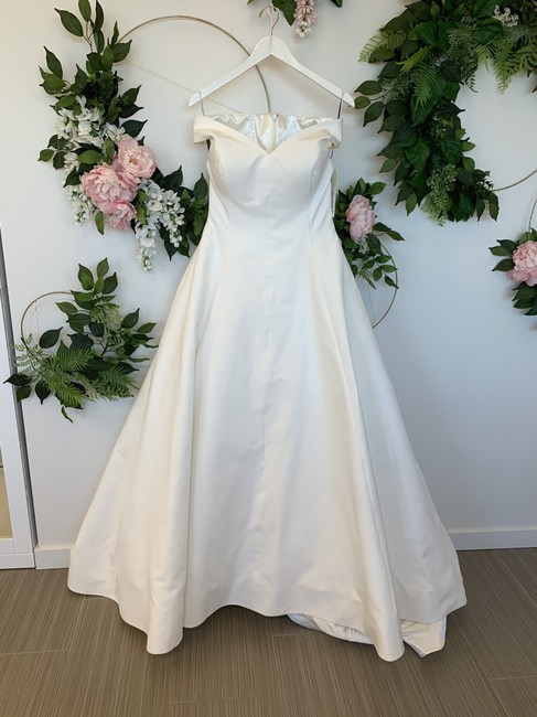 Off White Silk Antoinette Formal Wedding Dress,pl0244
