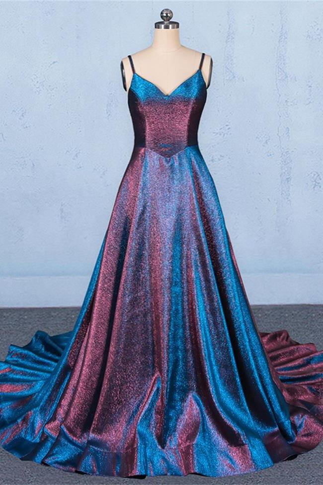 Sparkly Burgundy Long Prom Dresses Strapless Formal Dress FD1197 –  Viniodress