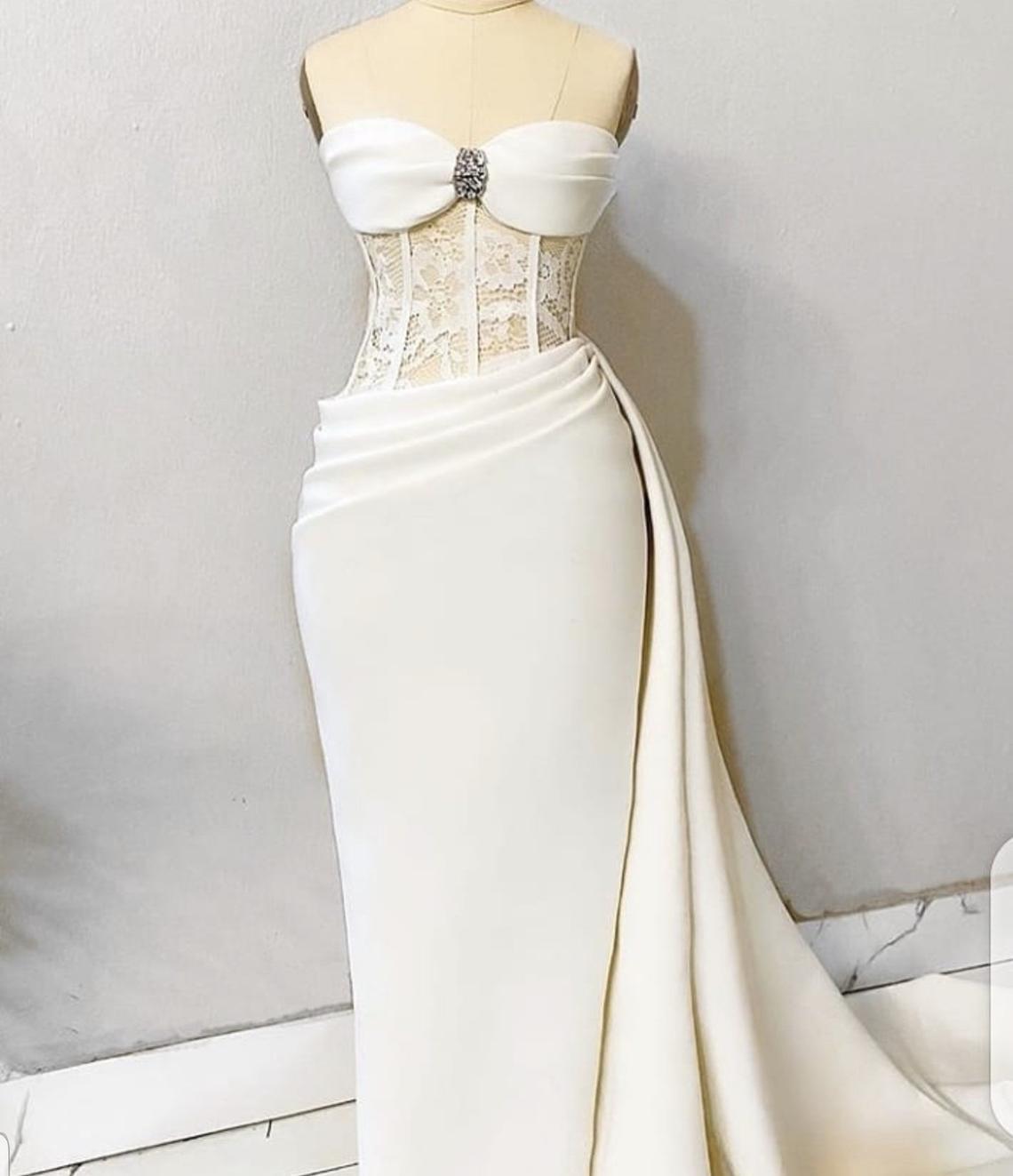 Strapless Wedding Dresses, Bridal Gowns,african Prom And Wedding Party Dress,pl2602