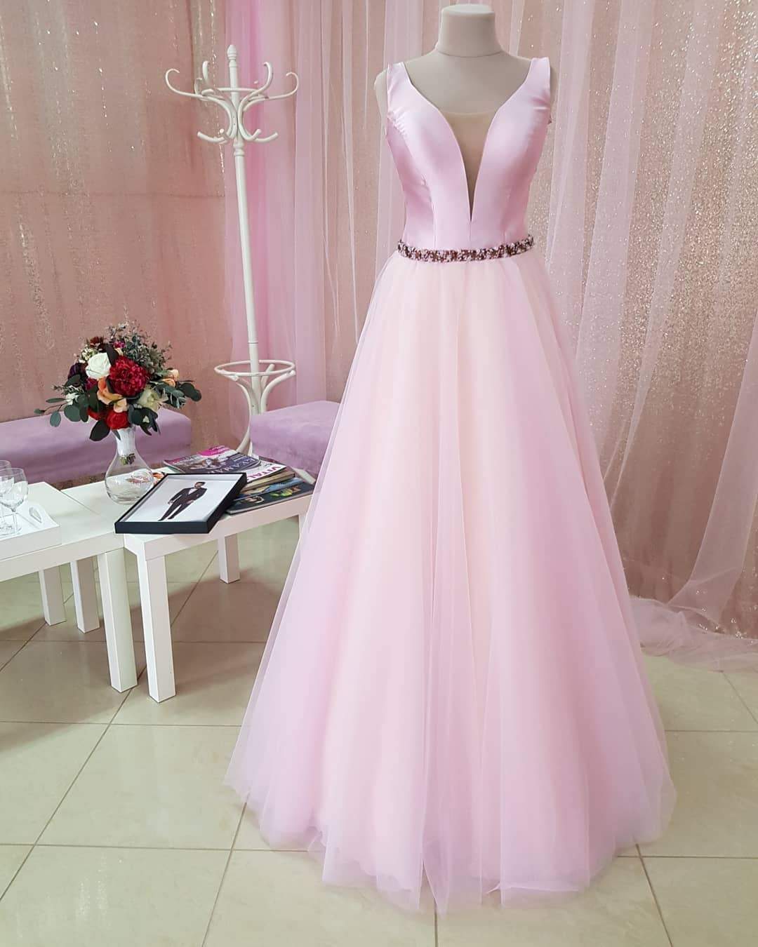 Real Made Prom Dresses,a-line Charming Formal Prom Dress,pl2639