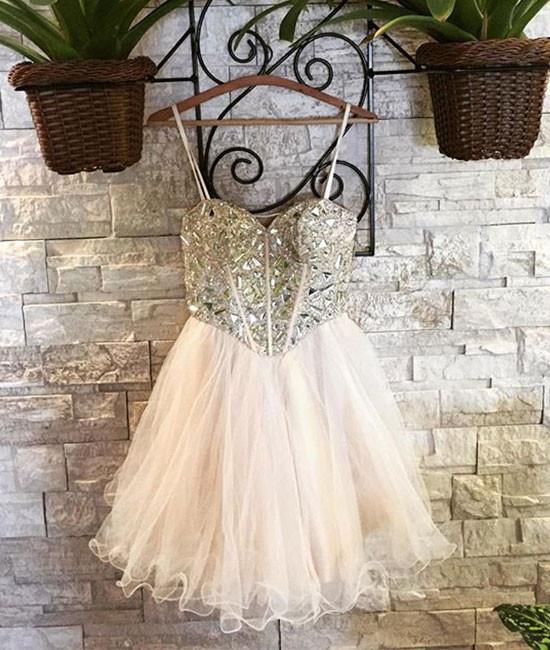Cute Sweetheart Tulle Short Prom Dress, Homecoming Dress,pl3644
