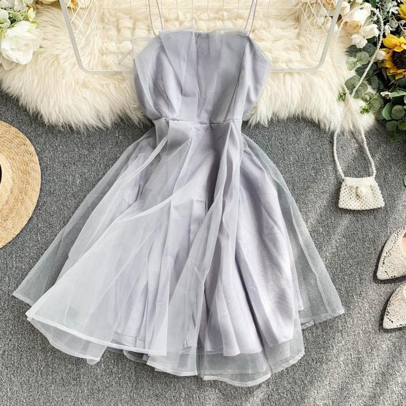Beautiful Dress For Women. Rare Grey Backless Dress. Mini Backless Women. Dresses For Ocassion,pl4156