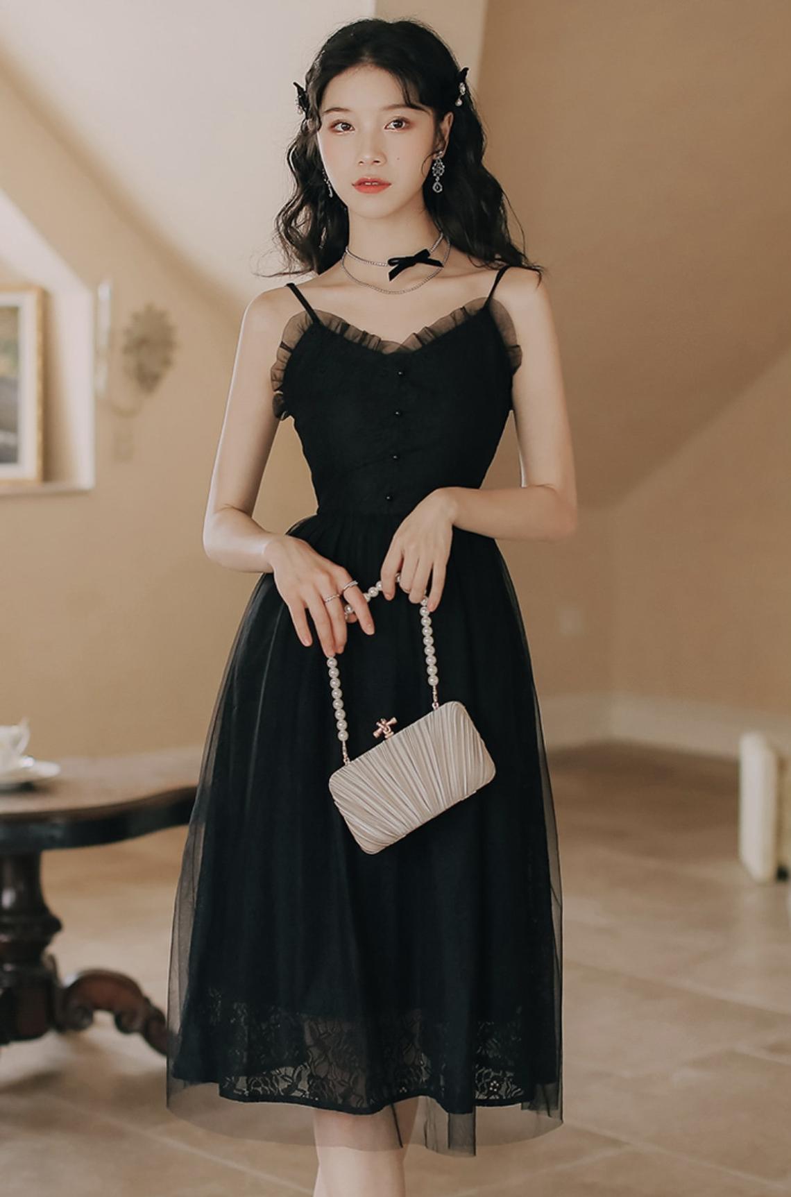 Gothic Lace Dress-princess Core Dress-french Vintage Dress-wedding