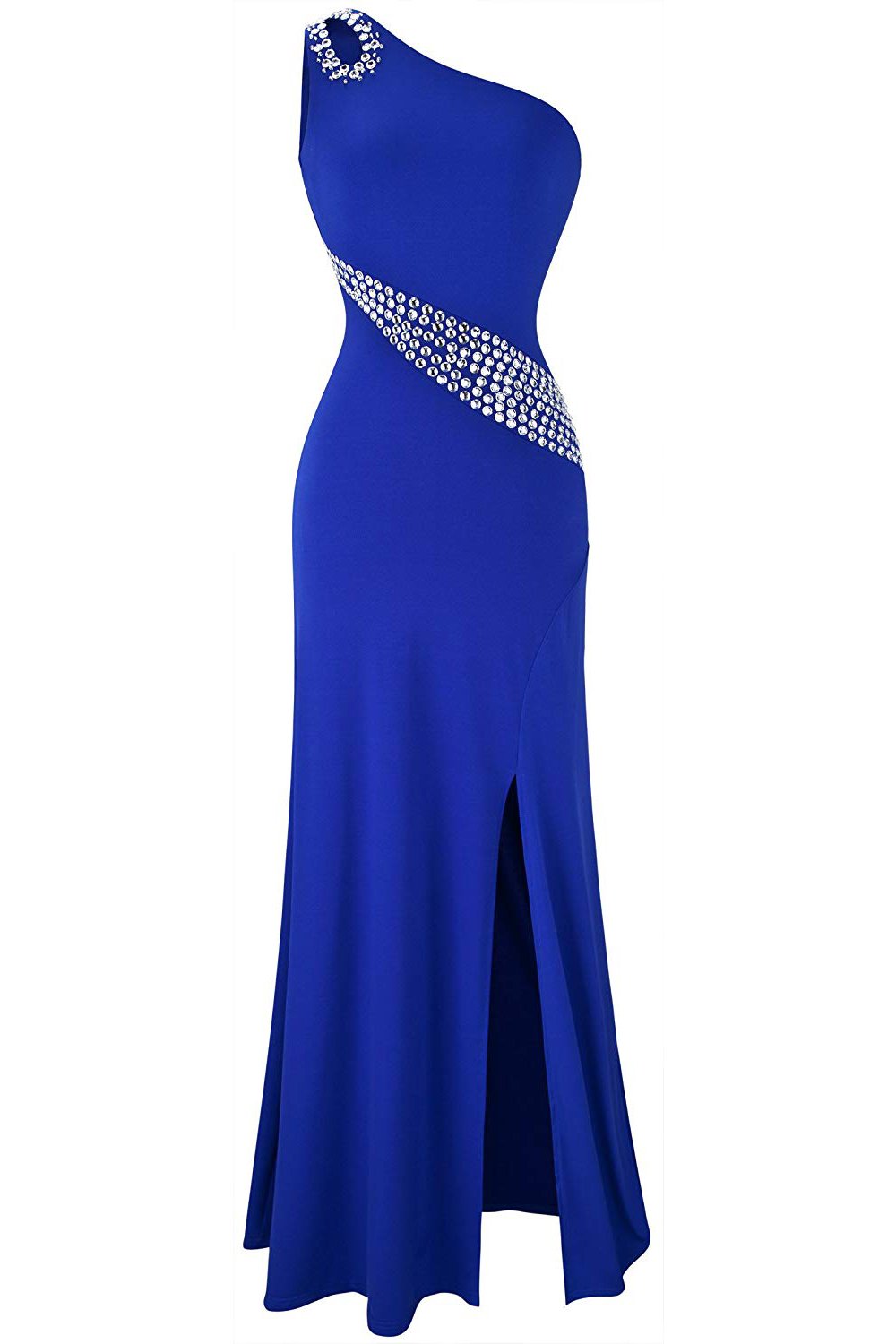 A-Line/Princess One-Shoulder Floor-length Prom Dresses main image 1