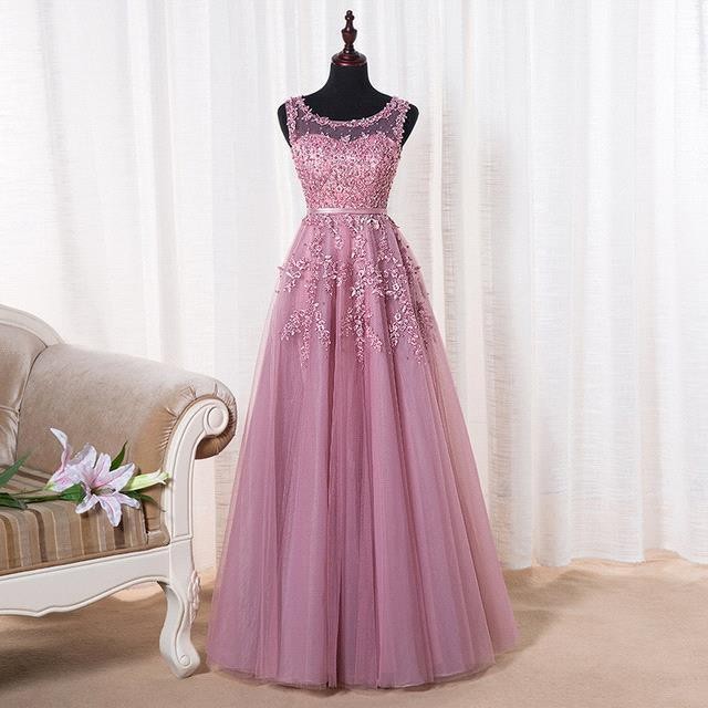 Real Picture Prom Dresses,long Prom Dress,bridesmaid Dresses,tulle Scalloped Evening Dresses,women Dresses,wedding Dress,party Dress
