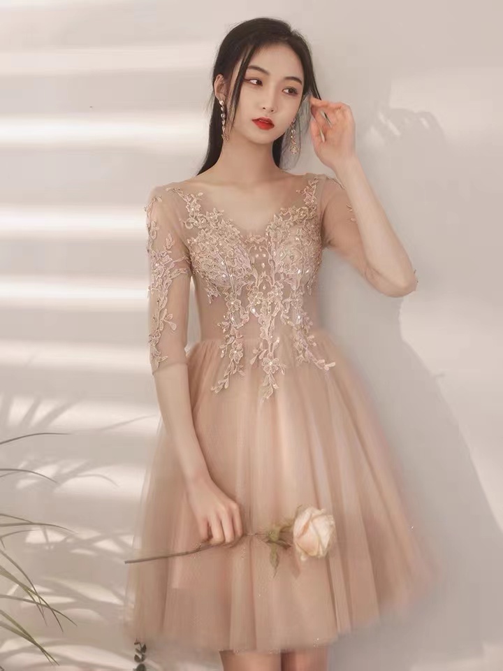 Fairy Birthday Dresses, Pink Bridesmaid Dresses, Lgraduation Dresses,custom Made