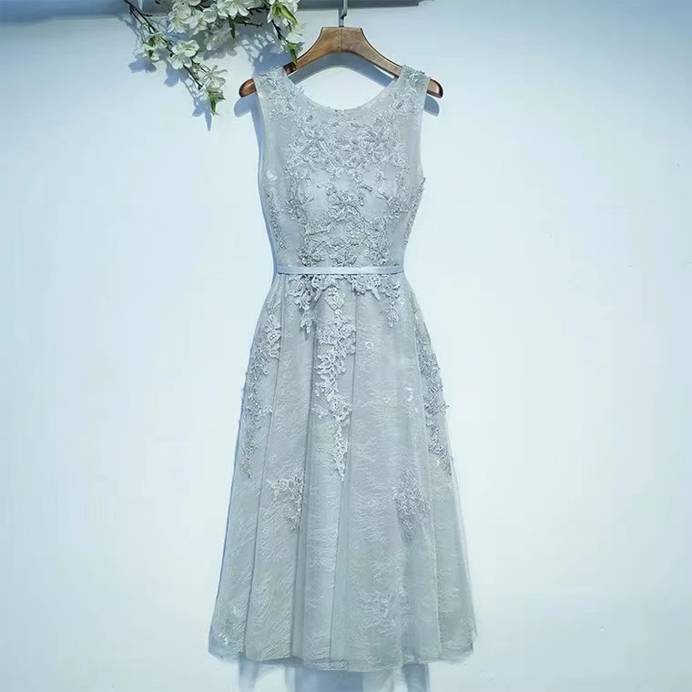 ,stylish Bridesmaid Dress, Light Blue Party Dress,custom Made