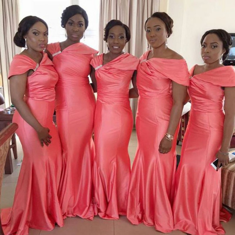 Satin Mermaid Bridesmaid Dresses