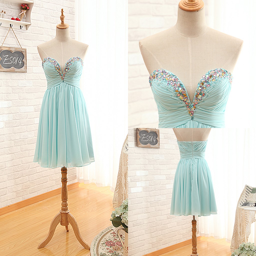 cocktail dress sky blue