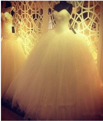 Robe De Mariage Princess Bling Luxury Crystals White Wedding Dress Gown 2016 Bridal Wedding Gown Vestido De Noiva Custom Made