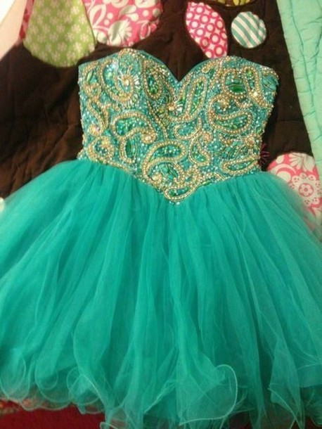 Sweetheart, Green, Ball Gown, Short Mini Prom Dress, Homecoming Dress, Formal Dress, Graduation Dress, Custom Made Dress