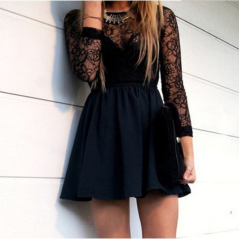 black mini homecoming dresses