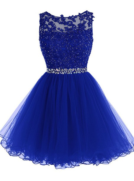 2016 Custom Charming Royal Blue Beading Homecoming Dress,sexy Sleeveless Evening Dress,sexy See Through Homecoming Dress