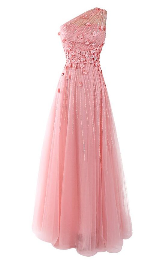 High Quality Prom Dress,a-line Prom Dress,chiffon Prom Dress,one-shoulder Prom Dress
