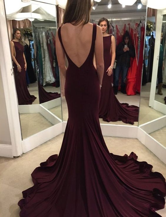 Backless Evening Gowns