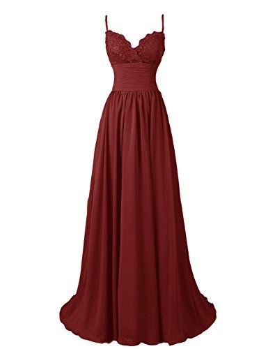2016 Custom Charming Red Chiffon Prom Dress,spaghetti Straps Evening Dress,sweetheart Lace Prom Dress