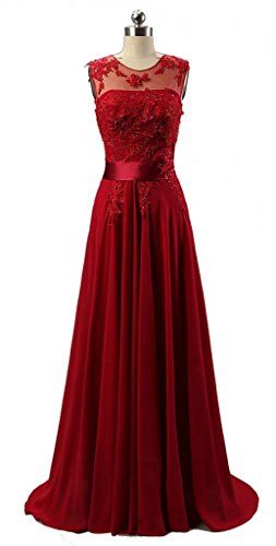 2016 Custom Charming Red Chiffon Prom Dress,beading Sleeveless Evening Dress
