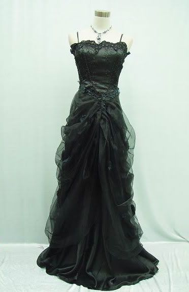 2017 Custom Charming Black Chiffon Prom Dress,sexy Spaghetti Straps Evening Dress,beading Prom Dress