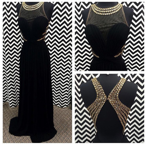2017 Custom Made Black Prom Dress,beading Evening Dress,backless Sexy Dress,floor Length Party Dress,high Quality