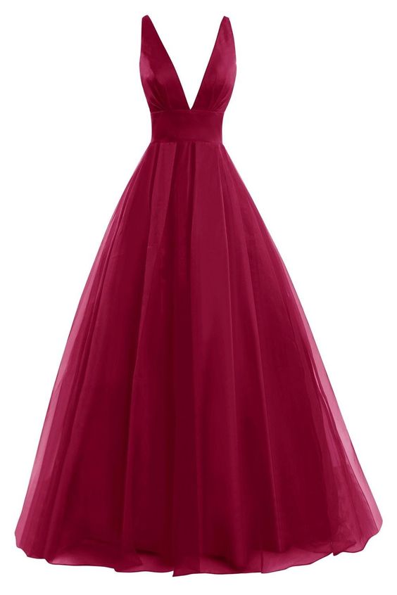 2017 Custom Made Chiffon Prom Dress,deep V-neck Evening Dress,sleeveless Party Dress,floor Length Prom Dress,high Quality