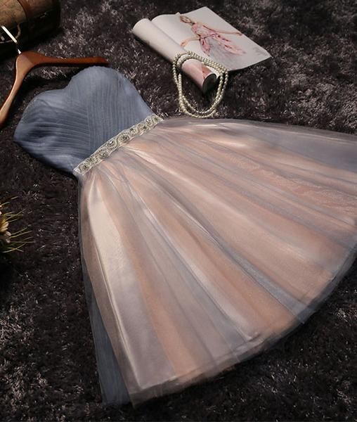 2017 Custom Made Mini Chiffon Prom Dress,sweetheart Evening Dress,short Homecoming Dress