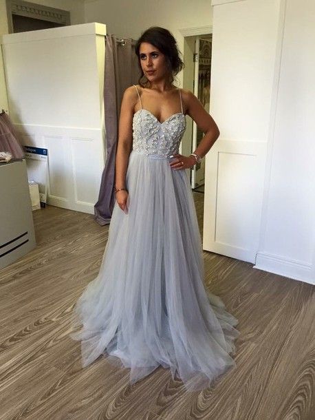 Elegant Prom Dress,Spaghetti Straps Prom Dress,Long Prom ... - 458 x 610 jpeg 44kB