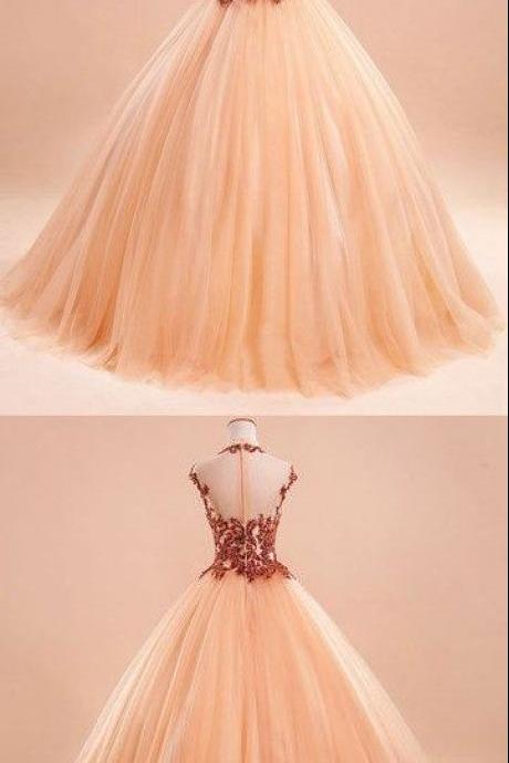 Amazing tulle long prom dress,evening dress, sweet dress