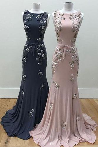 High Quality Prom Dress,Chiffon Prom Dress,Mermaid Prom Dress,Off the ShoulderProm Dress, Beading Evening Dress
