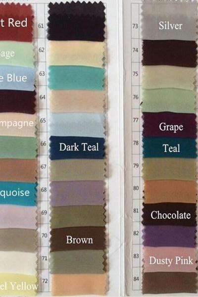 Color Chart, Size Chart, Way Of Measuring For Dear You To Check