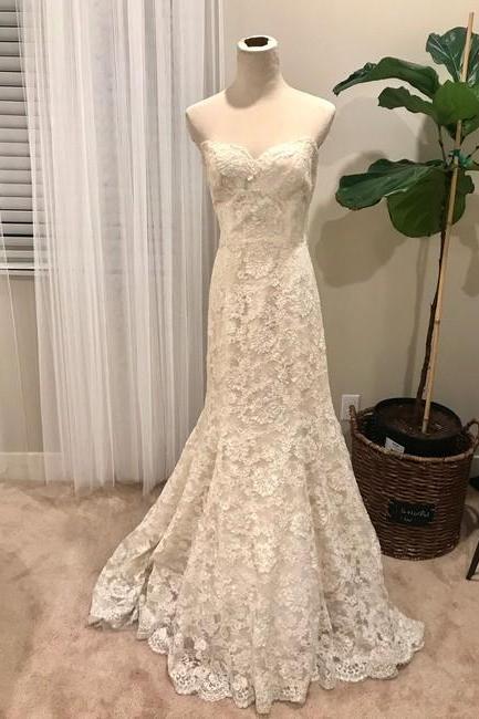 Lace Gown Formal Wedding Dress,pl0186
