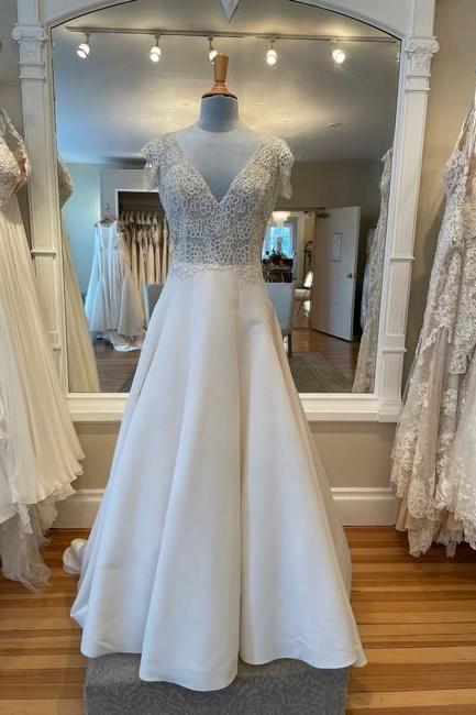 Dark Ivory Whitney Formal Wedding Dress,pl0289