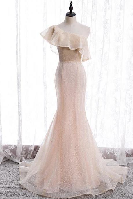 Mermaid Sequins Long Prom Dress Evening Dress,pl0571