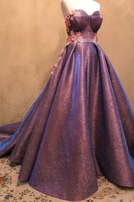 Shiny Sweetheart Long Prom Dress Evening Dress,pl0871
