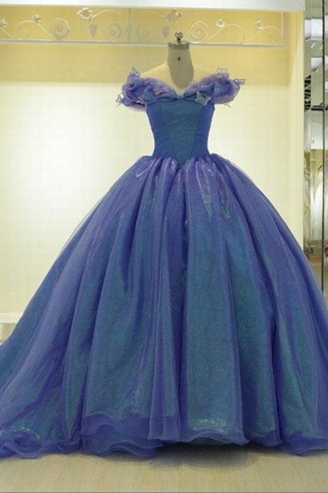 Luxury Cinderella Girls' Evening Dress Princess Celebrity Prom Party Ball Gown,PL0979