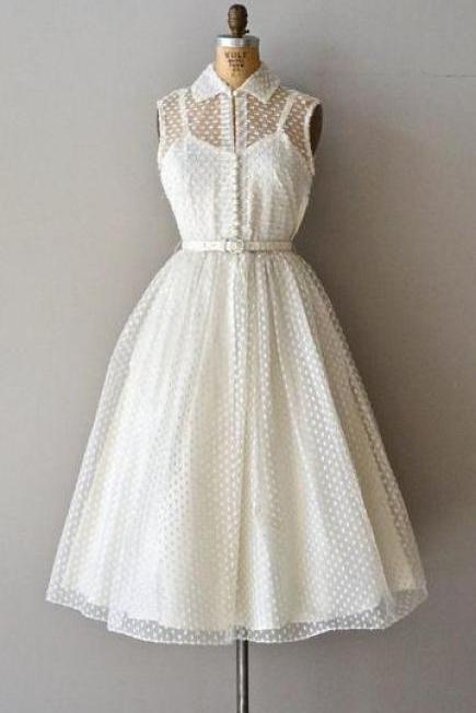 A-line Sleeveless Short Homecoming Dress,pl1795