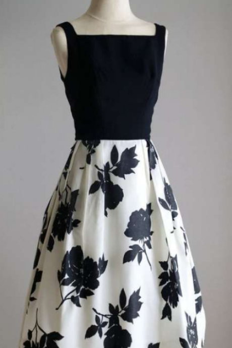 Homecoming Dress Black And White Fashion Simplepl1879